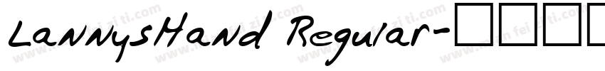 LannysHand Regular字体转换
